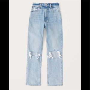 Abercrombie and Fitch The ‘90s Straight Ultra High Rise jean